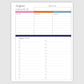 The Academic Vertical Planner - Blossom