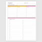 The Academic Vertical Planner - Citrus Burst