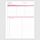 The Academic Horizontal Planner - Coquette