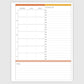 The Works Vertical Hourly Planner - Funky Flora