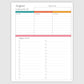 The Academic Vertical Planner - Retro Bloom