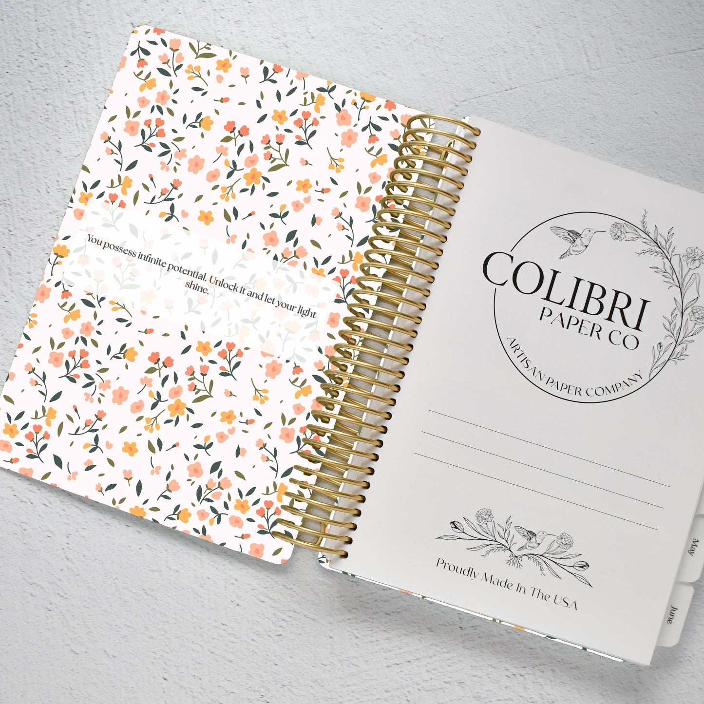 The Academic Vertical Planner - Floret