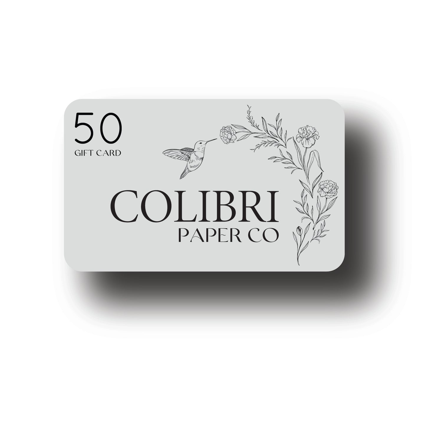 Colibri Paper Co Gift Card