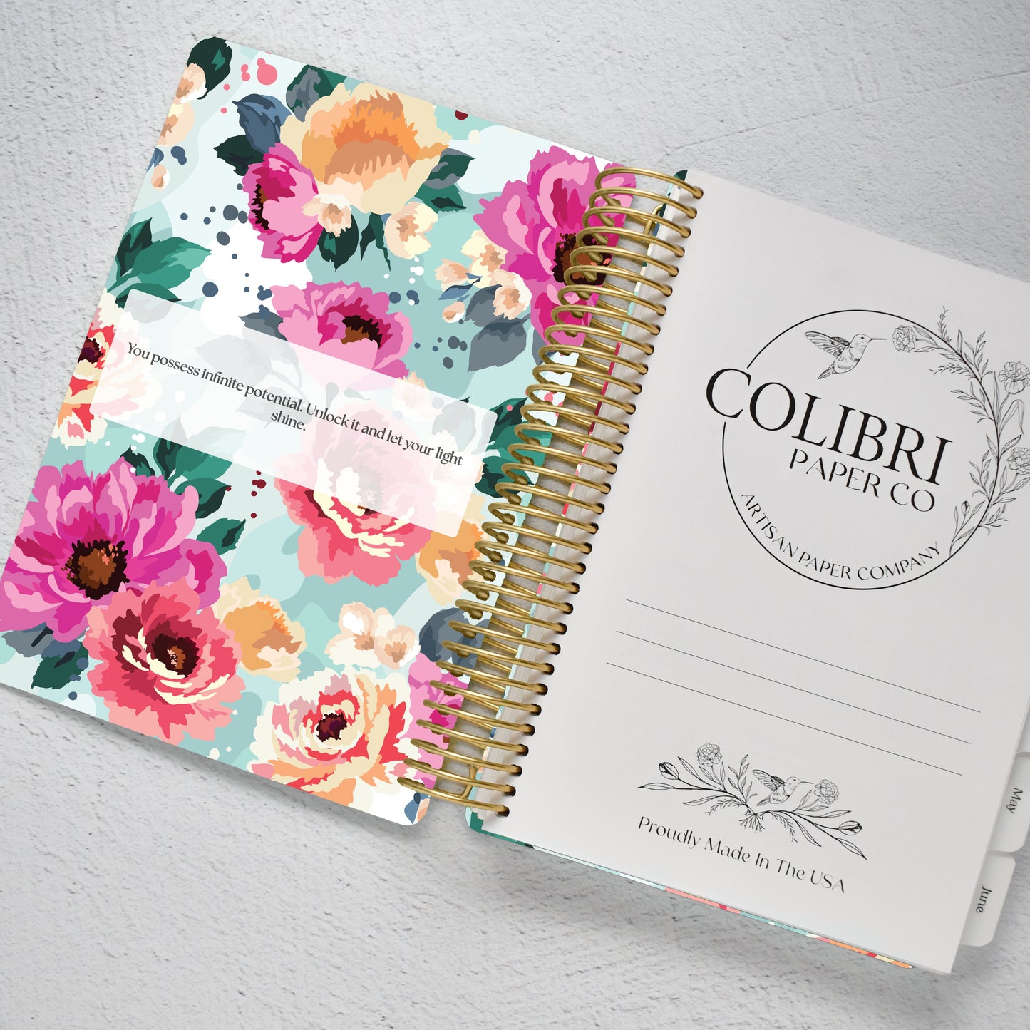 The Works Daily Planner - Begonia