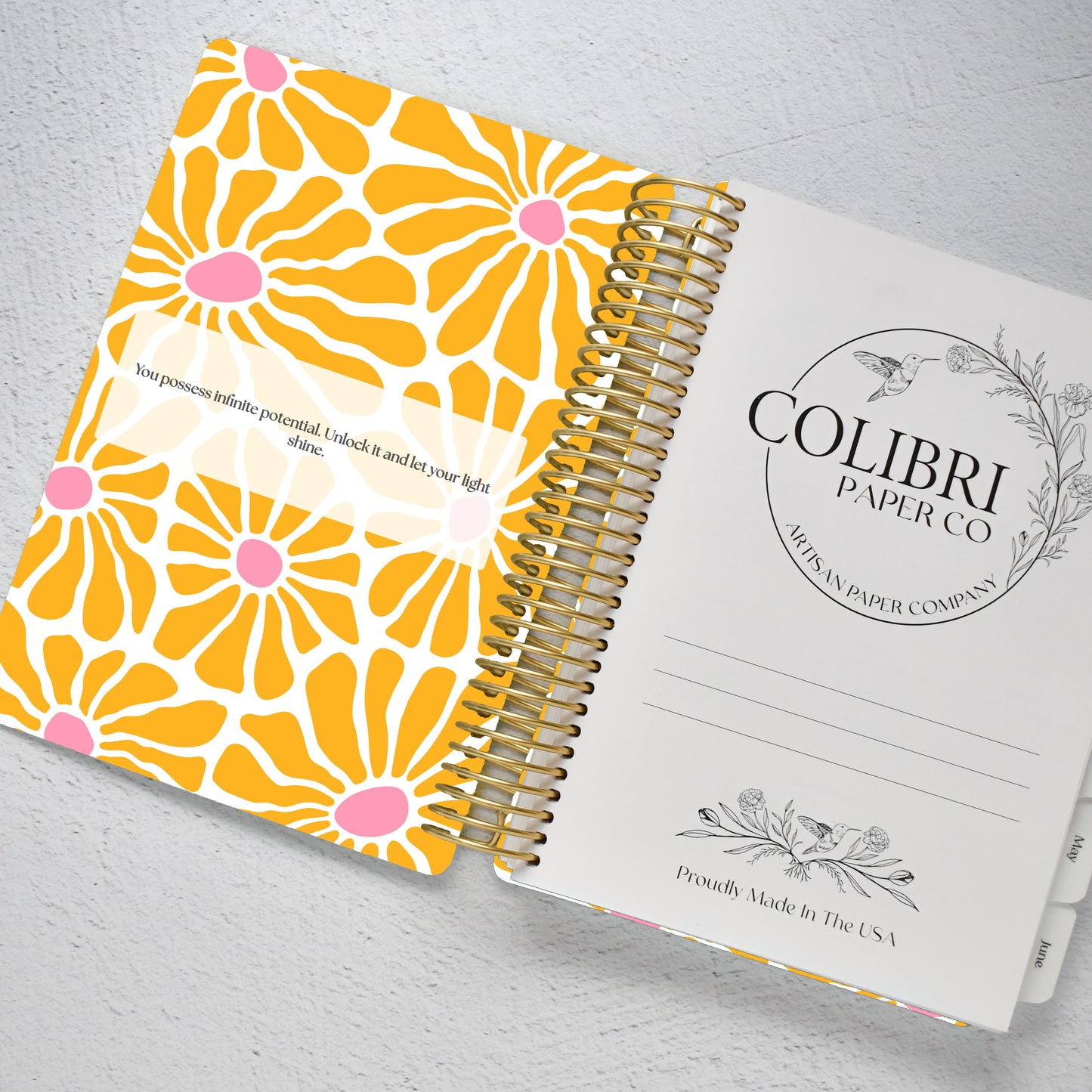 The Works Daily Planner - Citrus Burst