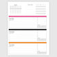 The Works Horizontal Weekly Planner - Bliss