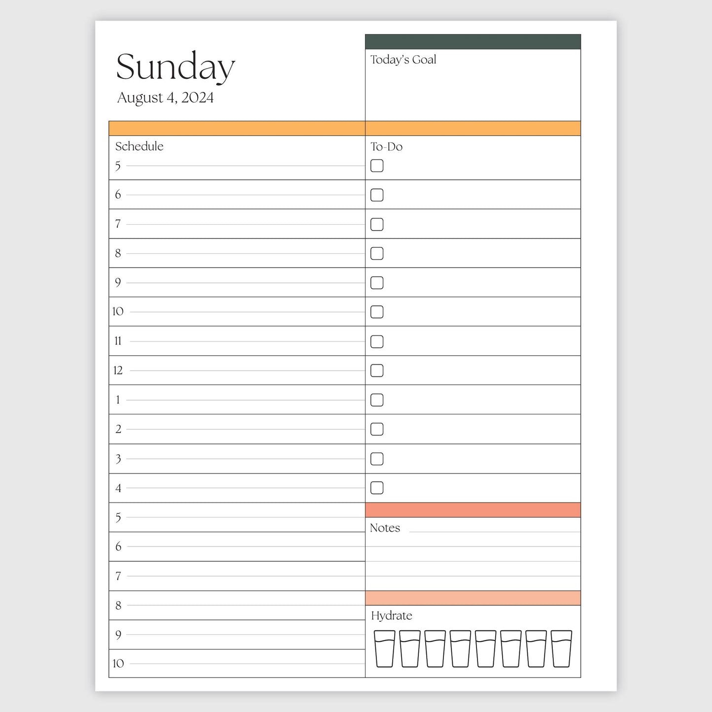 The Works Daily Planner - Floret