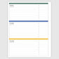 The Academic Horizontal Planner - Meadow