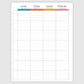 The Academic Vertical Planner - Retro Bloom