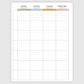 The Academic Vertical Planner - Stripes