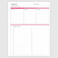 The Works Vertical Weekly Planner - Coquette