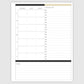 The Works Horizontal Weekly Planner - Cosmic