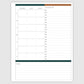 The Works Vertical Hourly Planner - Enchanted