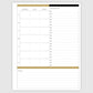 The Works Horizontal Weekly Planner - Geo Abstract