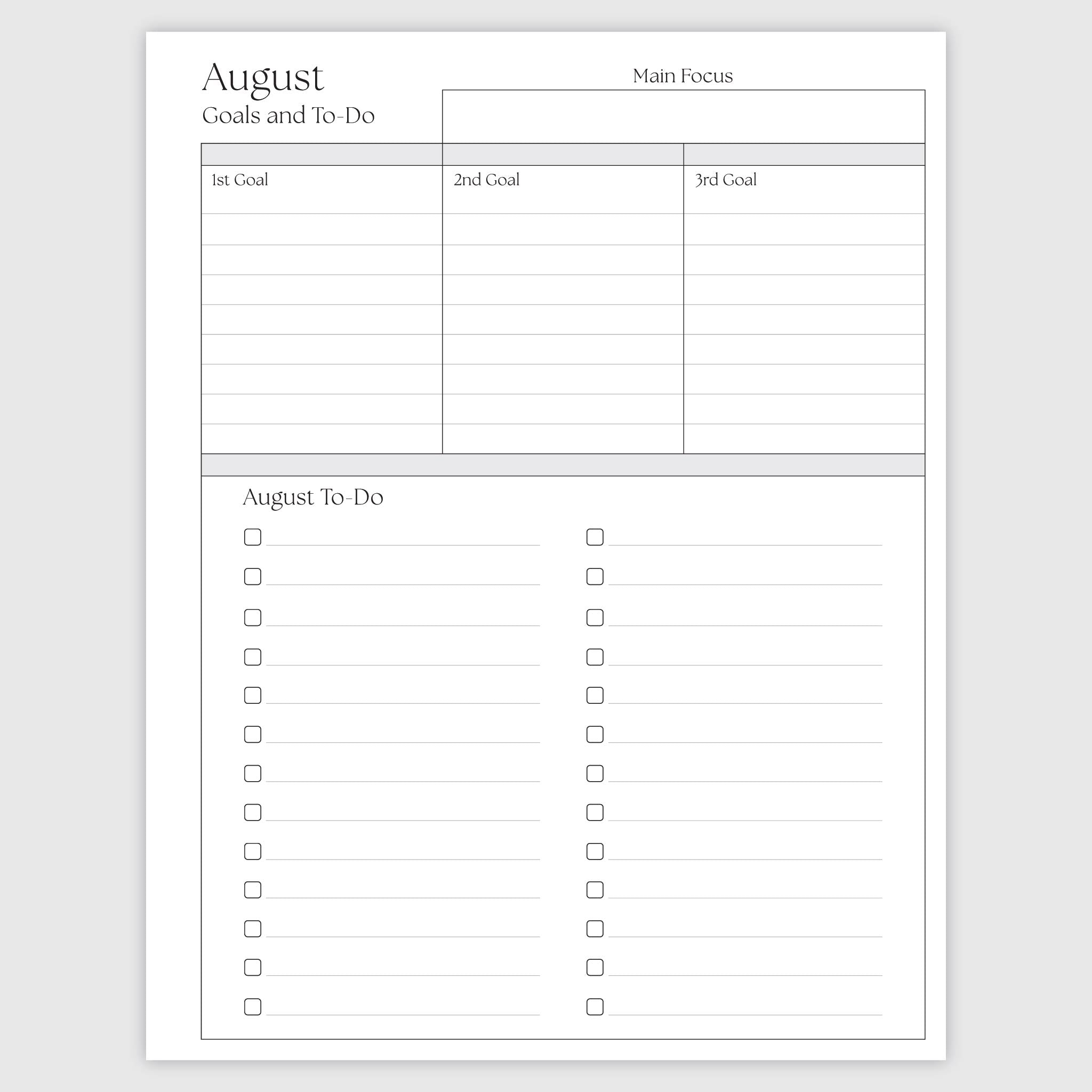 Deals Daily Planner With Custom Photo