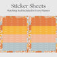 The Academic Horizontal Planner - Funky Flora