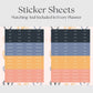 The Academic Horizontal Planner - Hearts