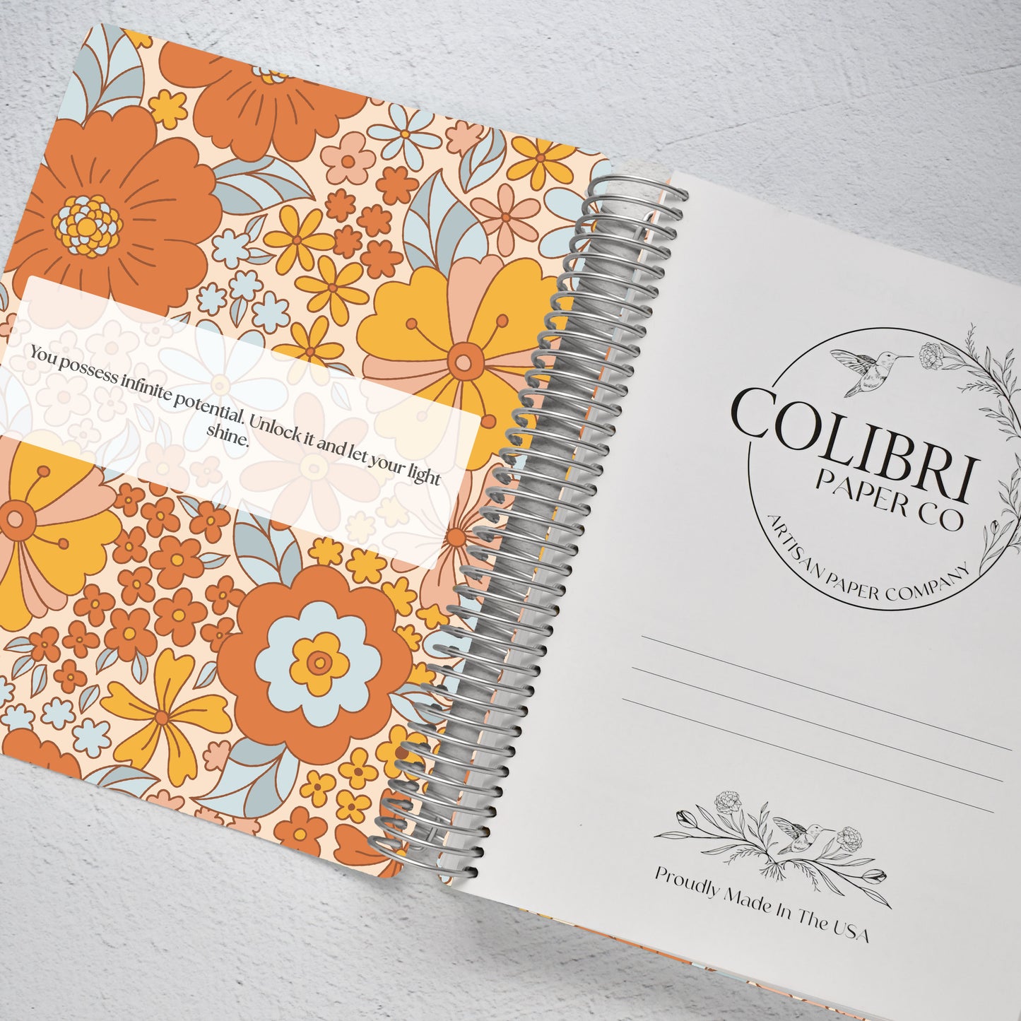 The Works Horizontal Weekly Planner - Funky Flora