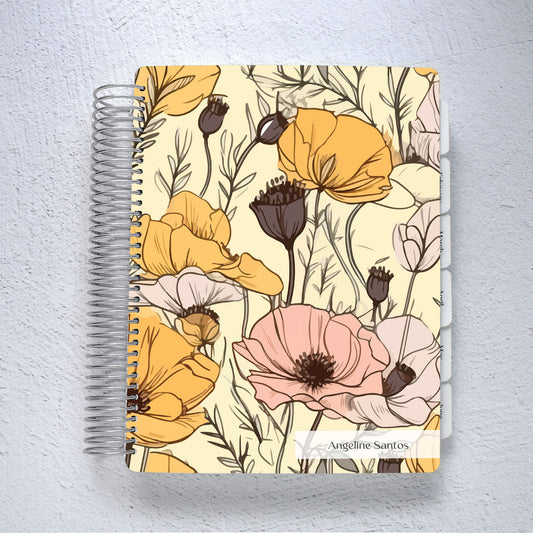 The Works Vertical Weekly Planner - Poppy