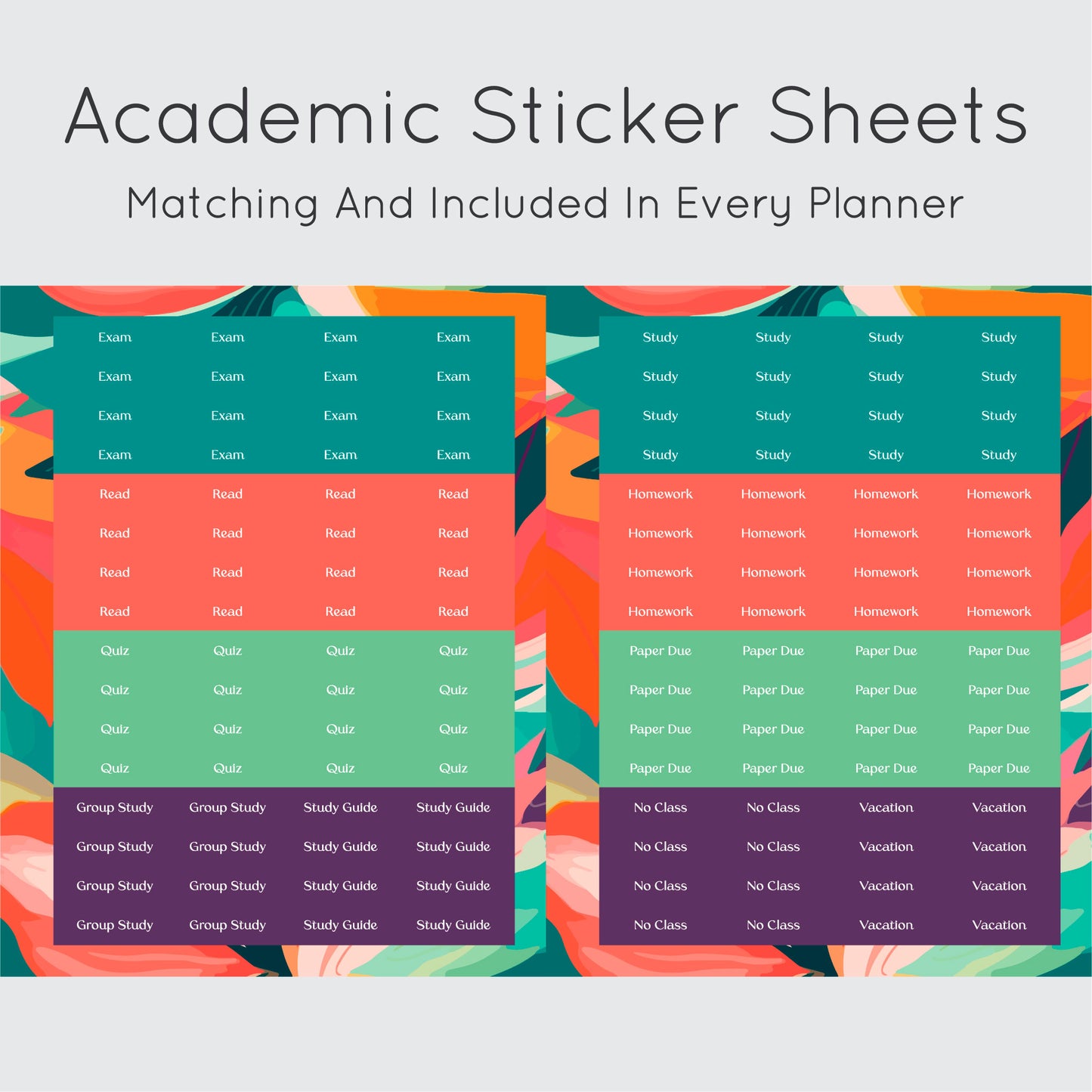 The Academic Vertical Planner - Tropic