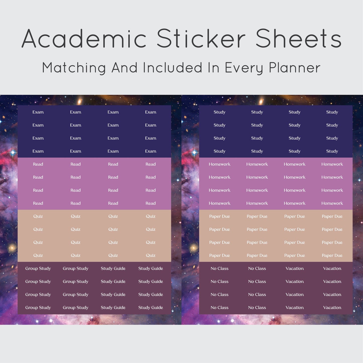 The Academic Vertical Planner - Galaxy