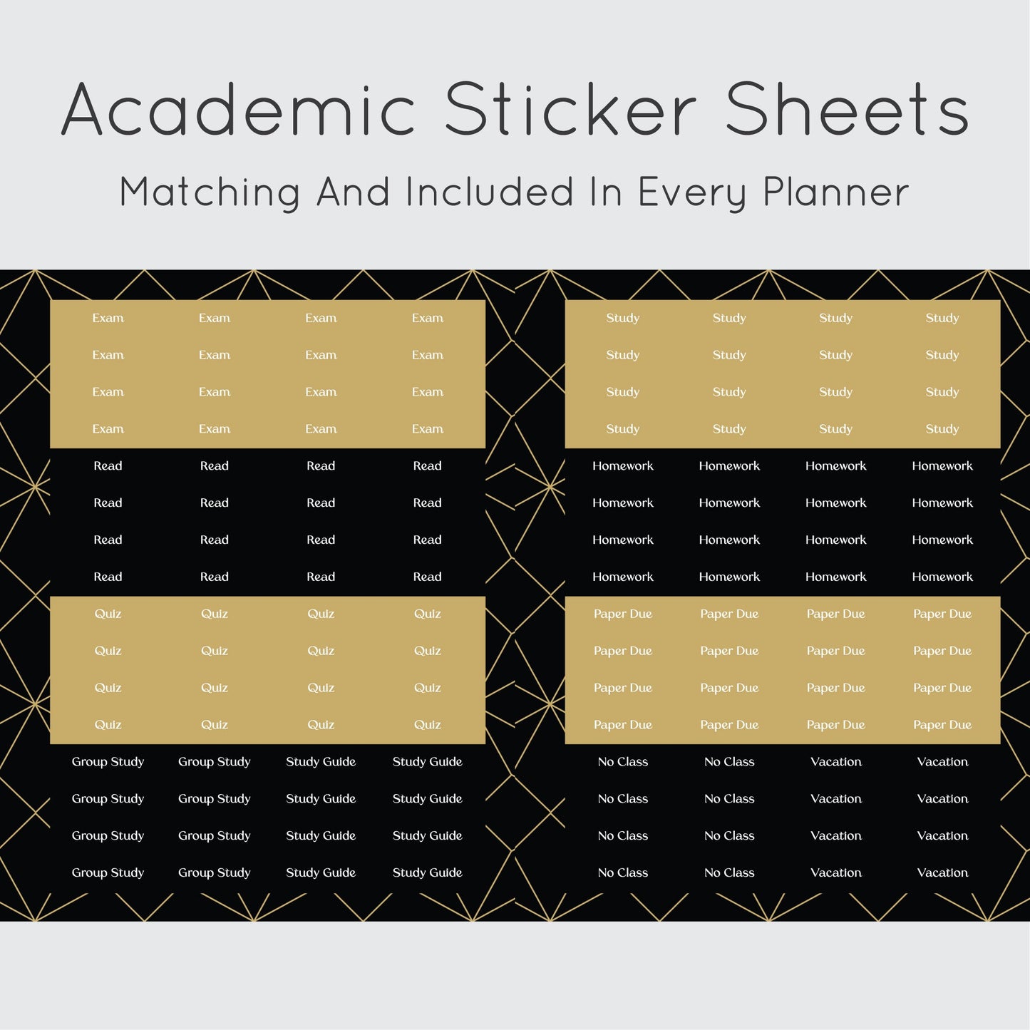 The Academic Vertical Planner - Geo Abstract