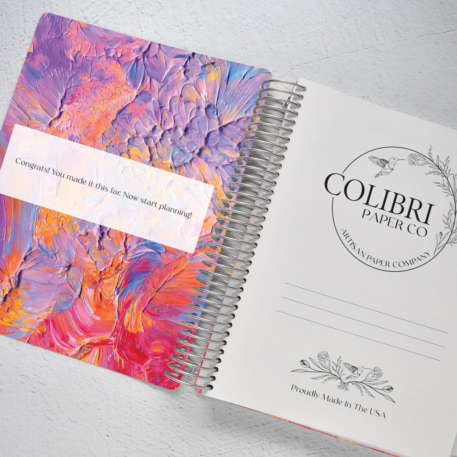 The Works Colibri - Daily Planner Personalized - Colibri Paper Co