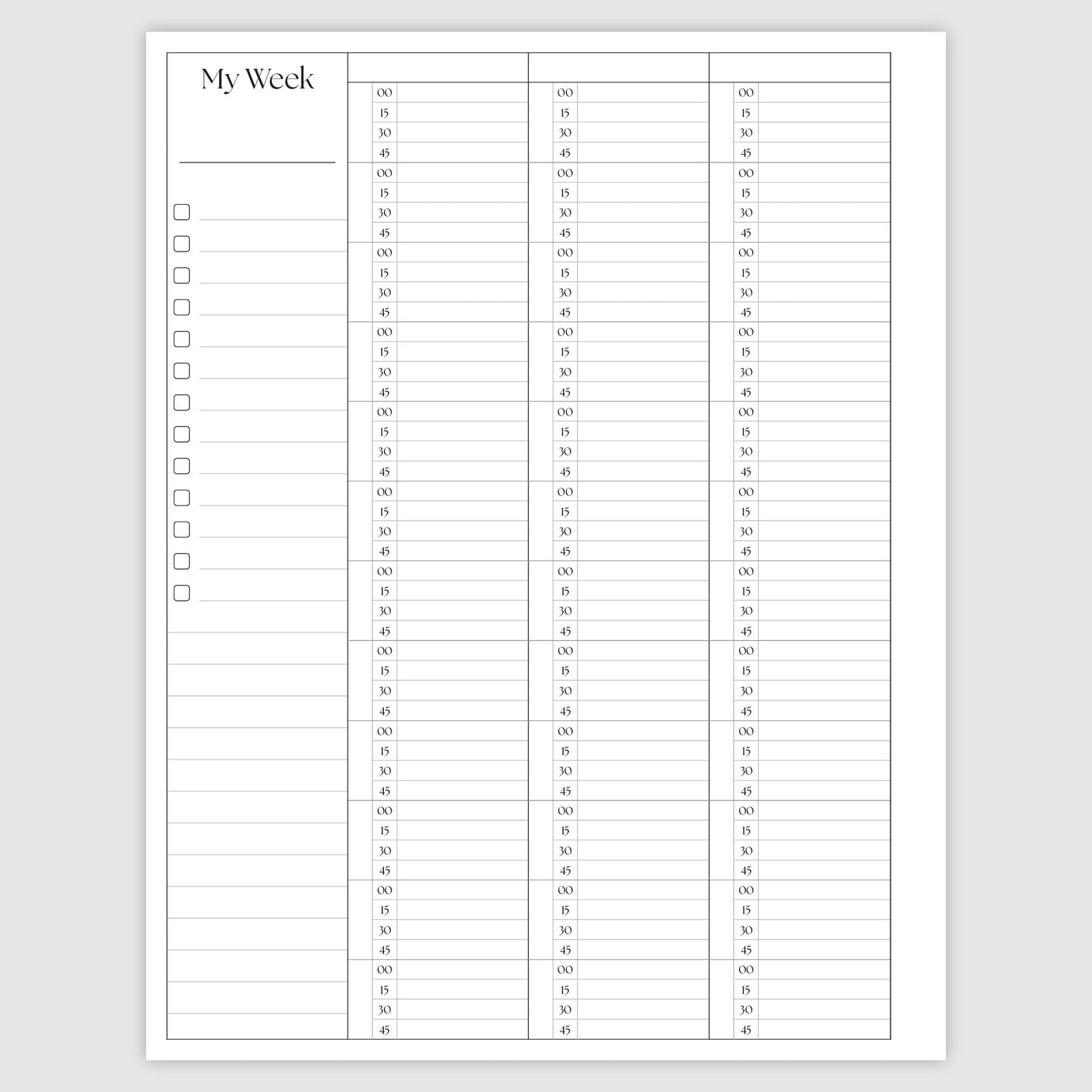 Appointment Notebook