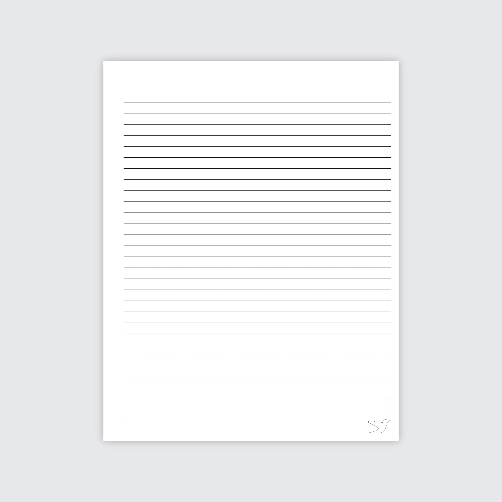 Personalized Notebook - Lined Page Notebook - Colibri Paper Co