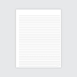 Notebook With Line Numbers Personalized Notebook - Lined Page Notebook - Colibri Paper Co
