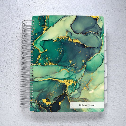 The Works Vertical Weekly Planner - Emerald