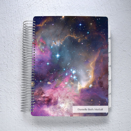 The Works Vertical Weekly Planner - Galaxy