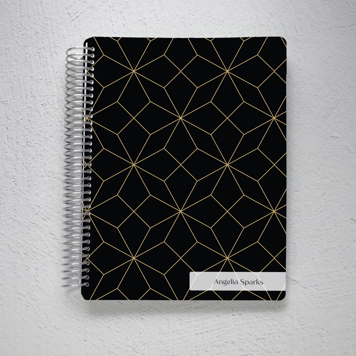 Personalized Notebook - Geo Abstract