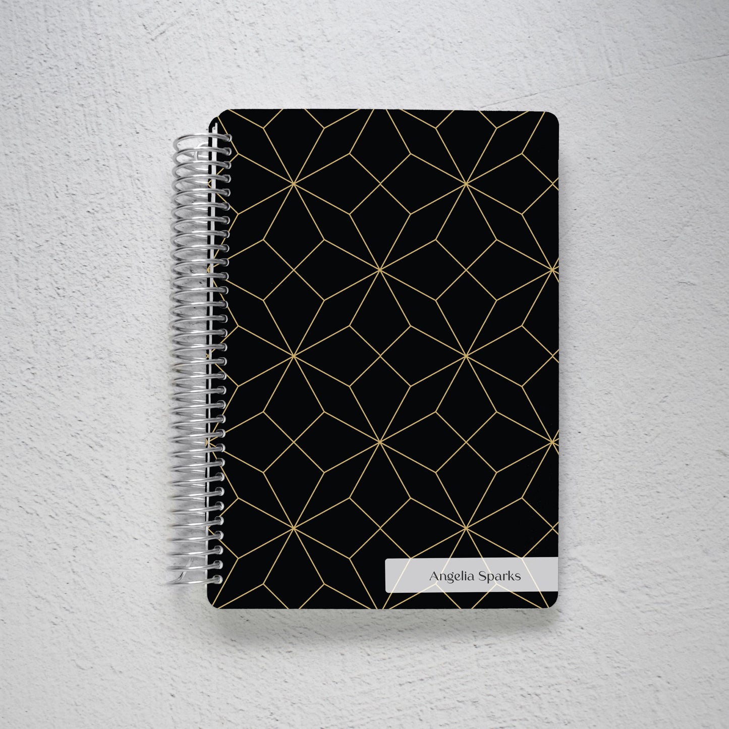 Personalized Notebook - Geo Abstract
