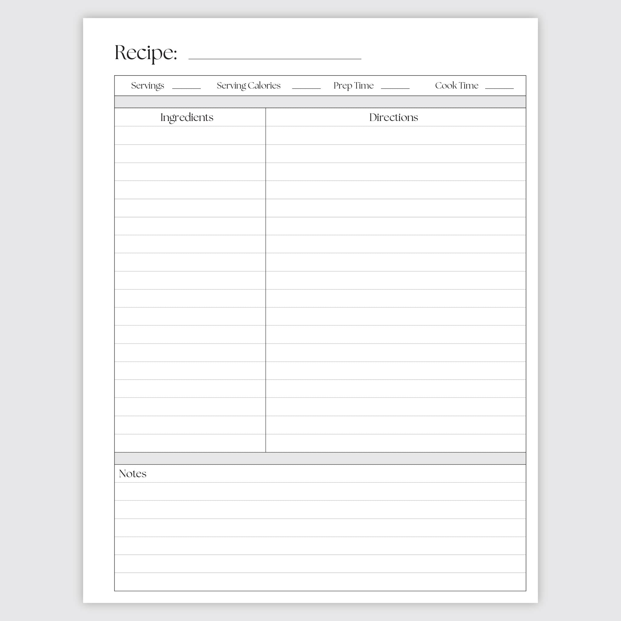 Meal Prep Journal Personalized Covers Colibri Paper Co