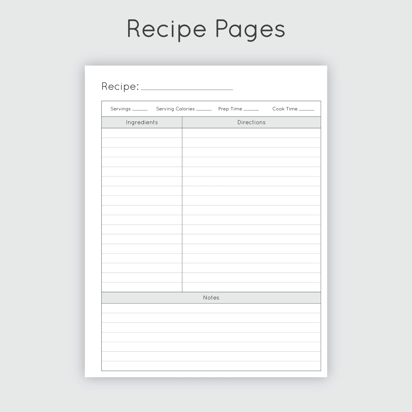 Meal Prep Planner - Geo Abstract