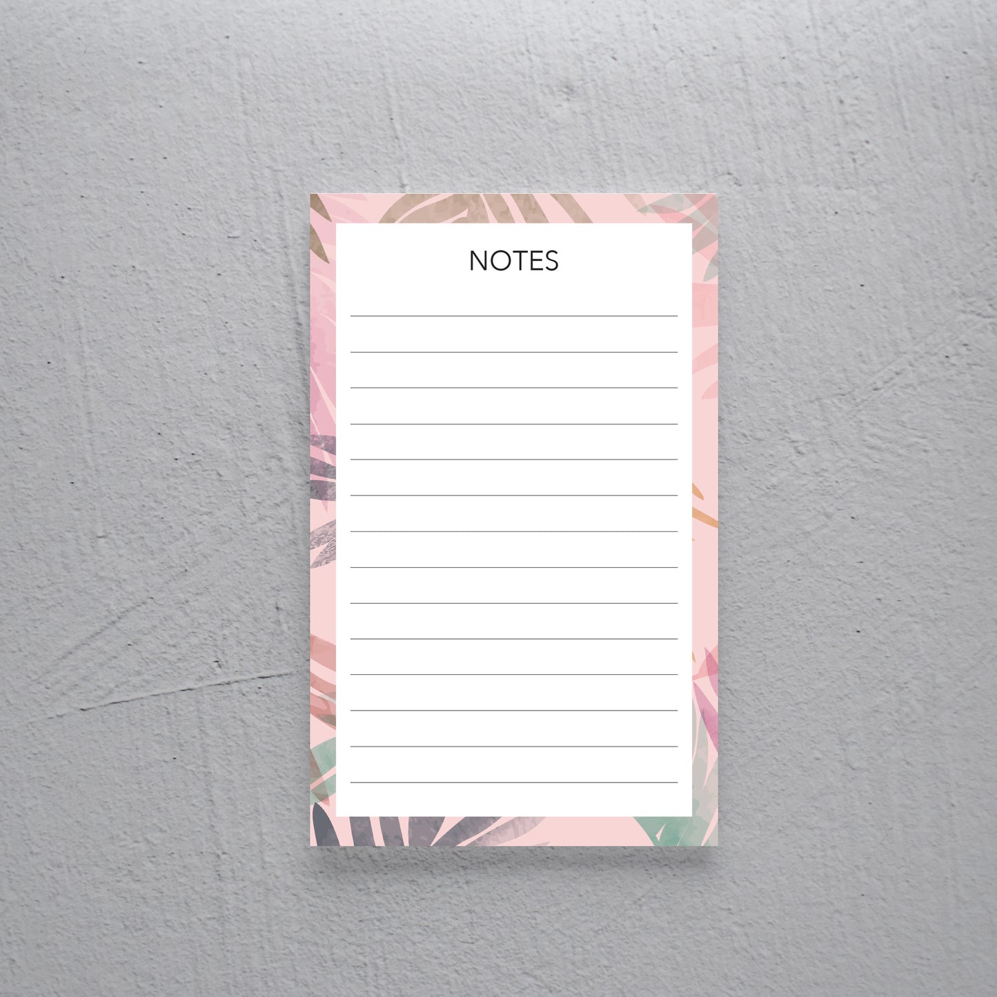 Palms Notepad - 5x8 - 50 Pages