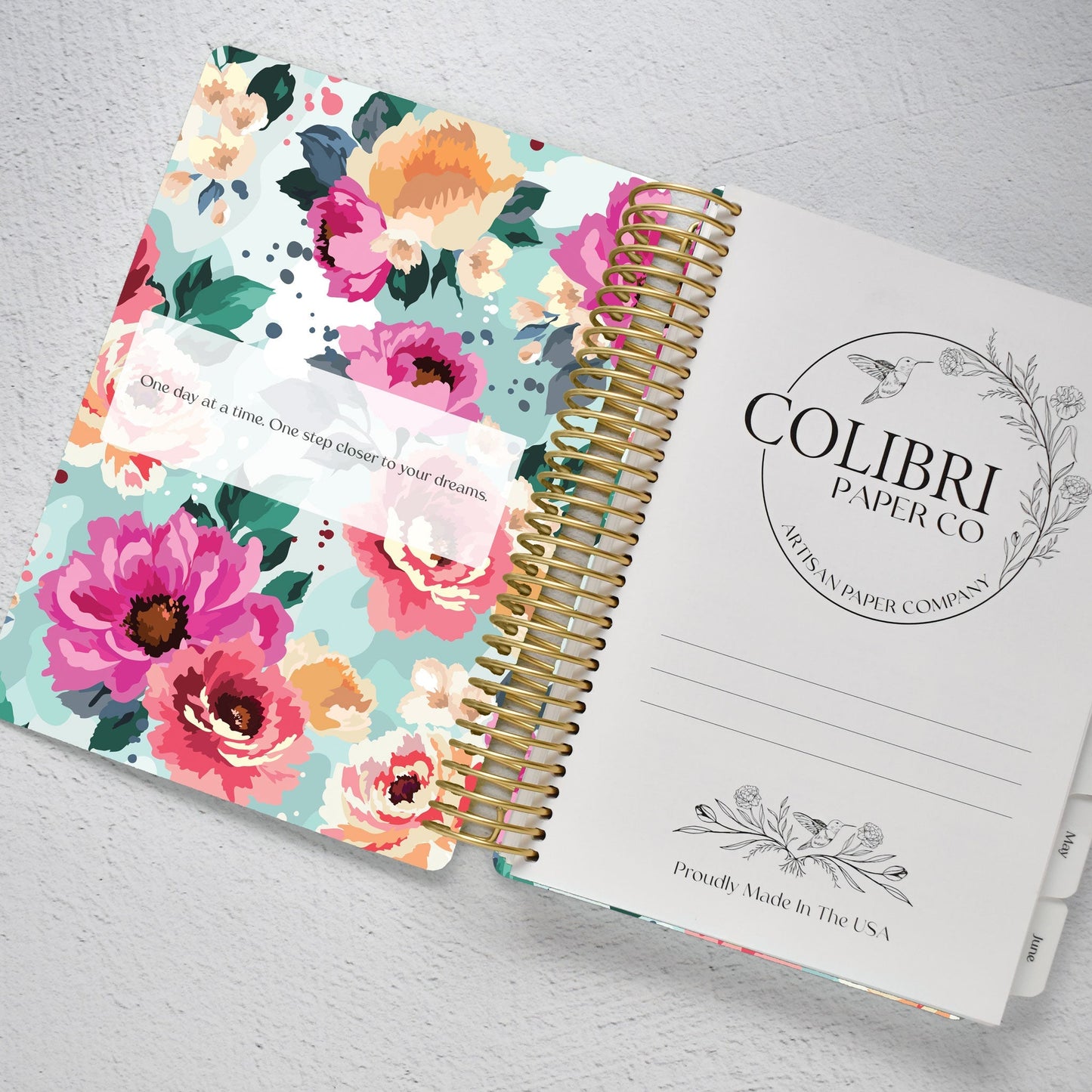 The Works Weekly Planner - Begonia - Colibri Paper Co