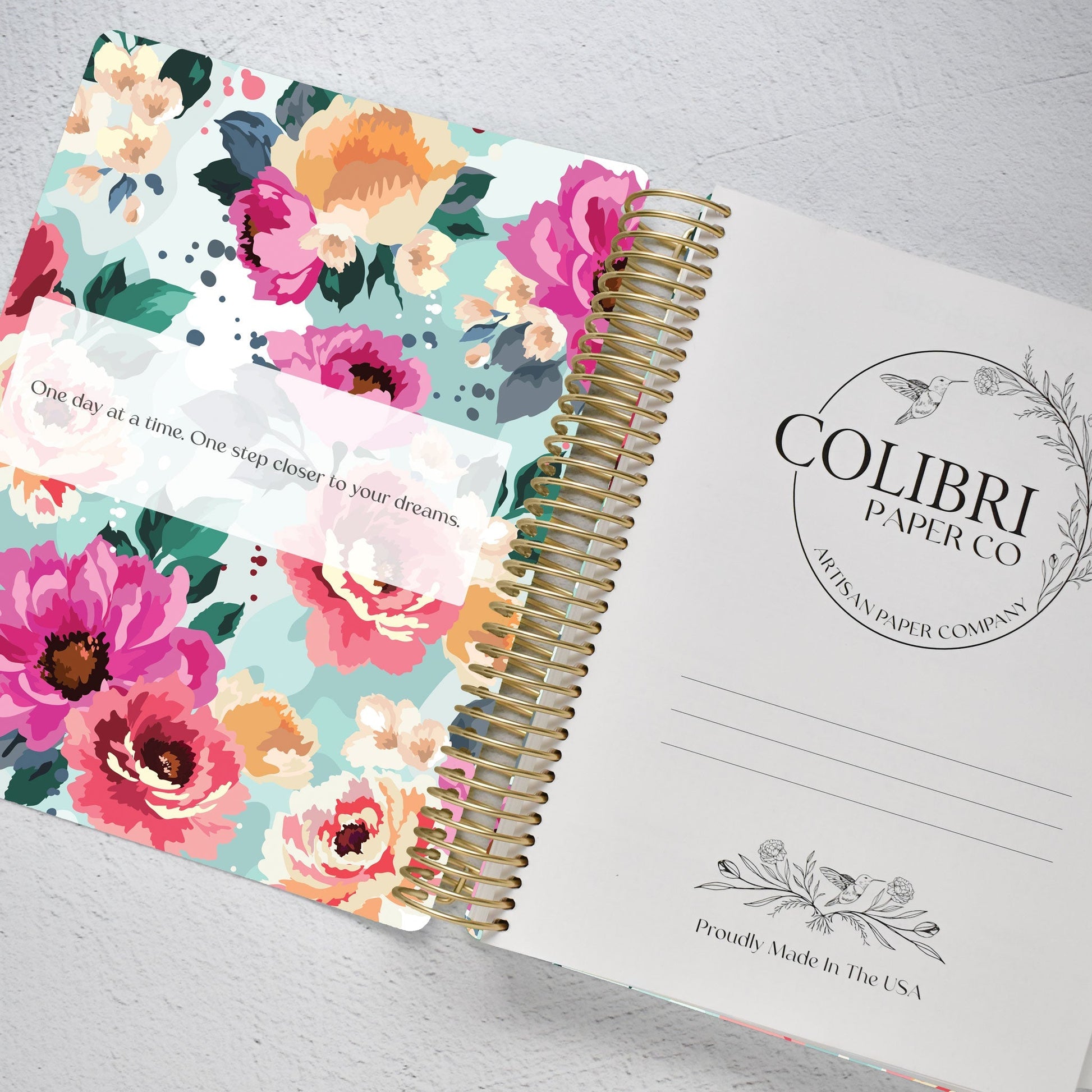 The Works Weekly Planner - Begonia - Colibri Paper Co