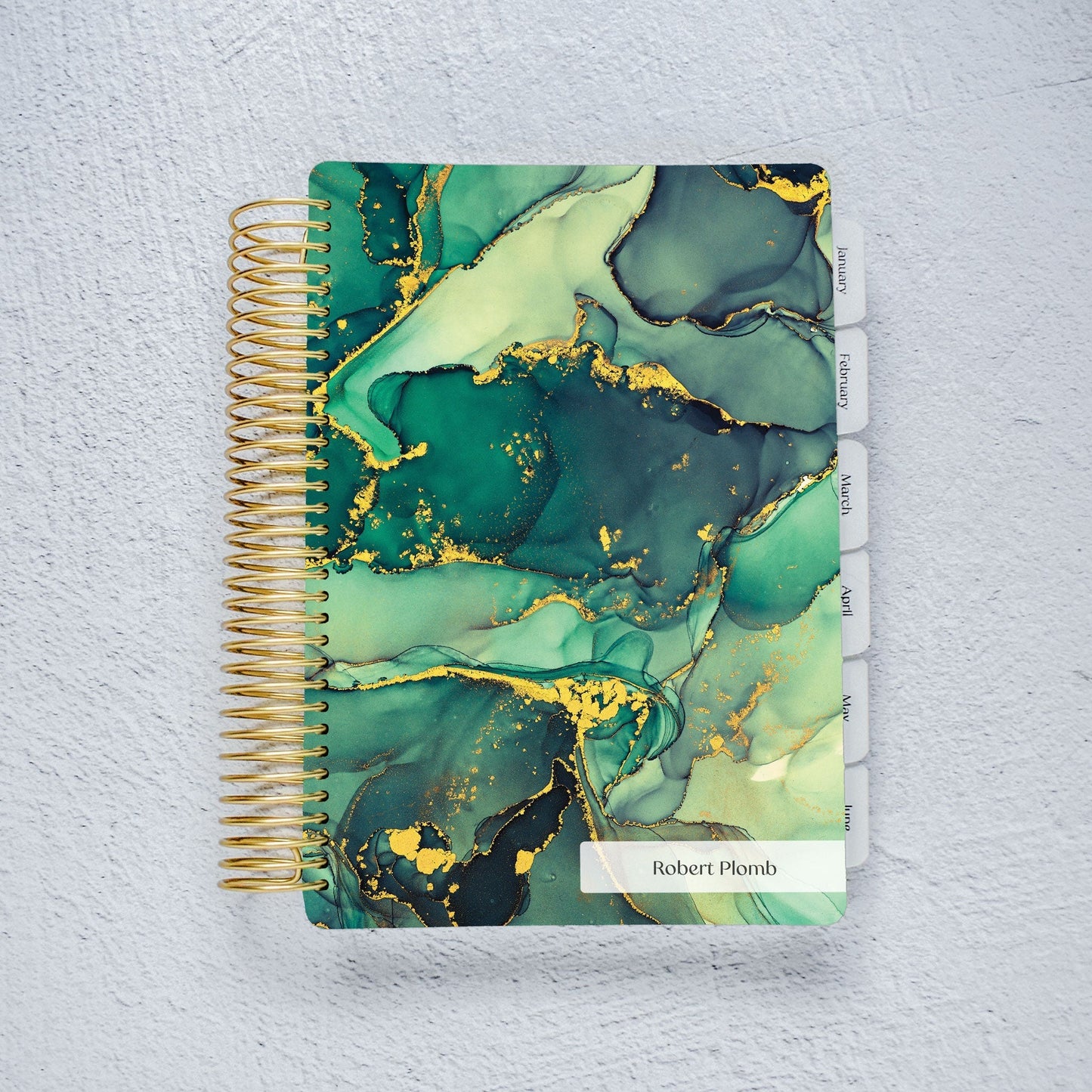 The Works Weekly Planner - Emerald - Colibri Paper Co