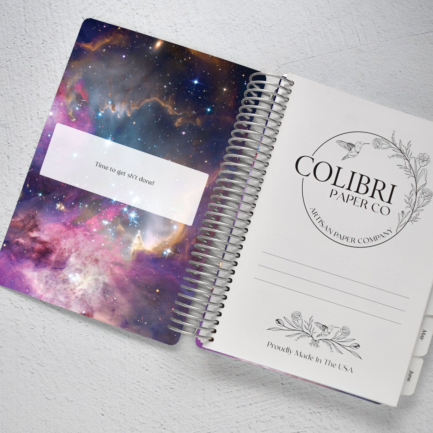 The Works Weekly Planner - Galaxy - Colibri Paper Co