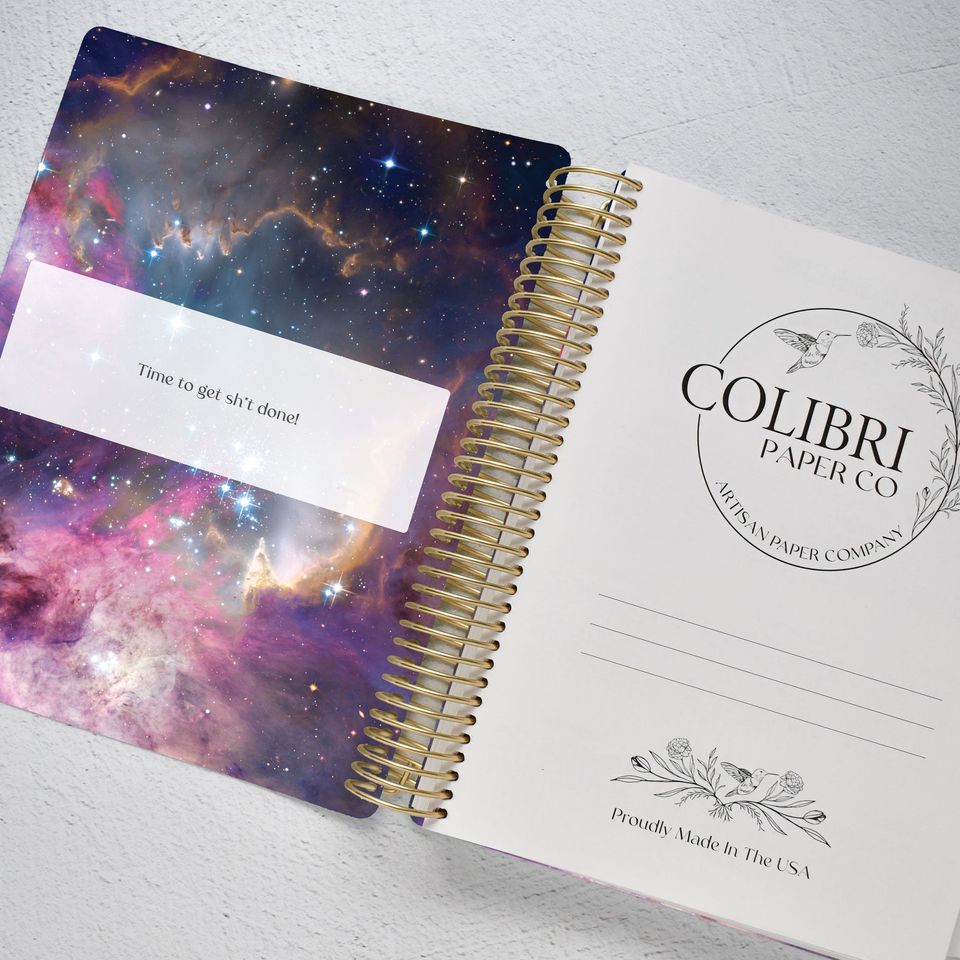 The Works Weekly Planner - Galaxy - Colibri Paper Co