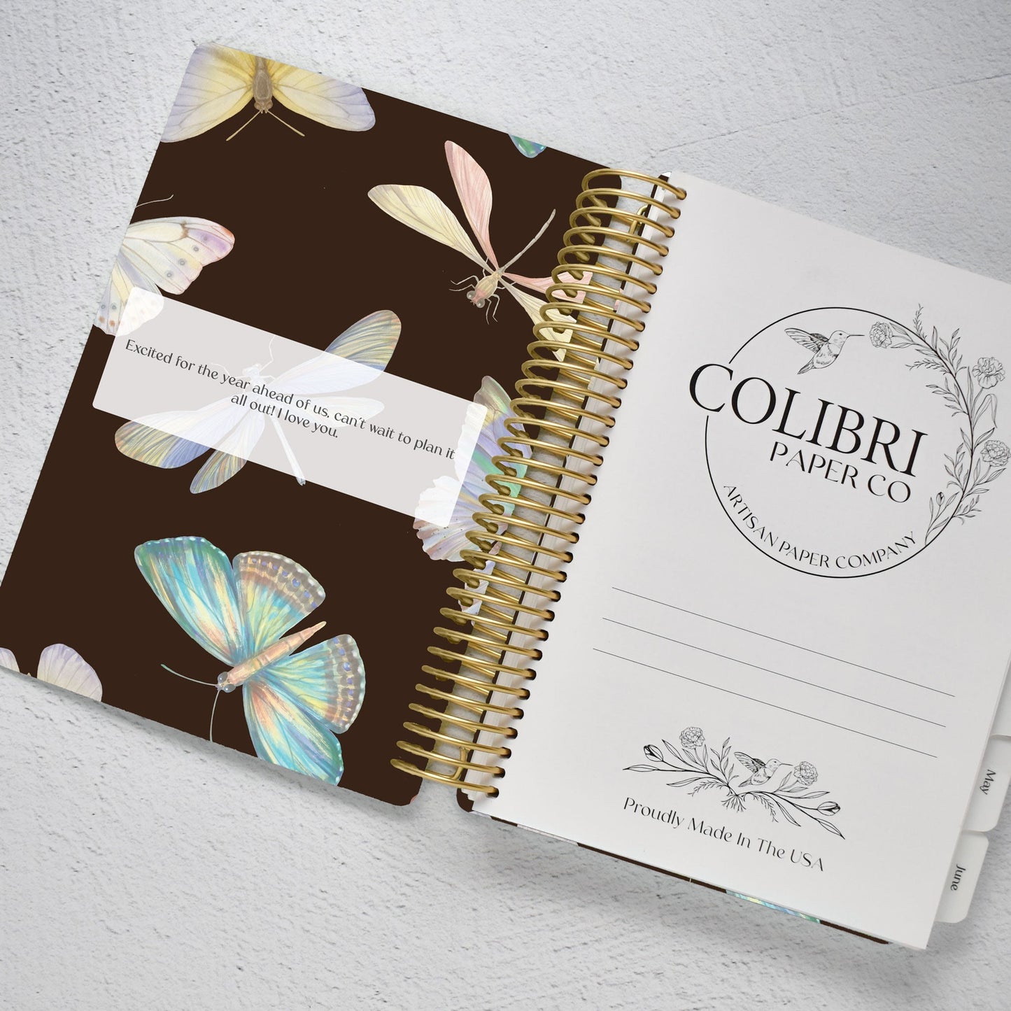 The Works Weekly Planner - Mariposa - Colibri Paper Co