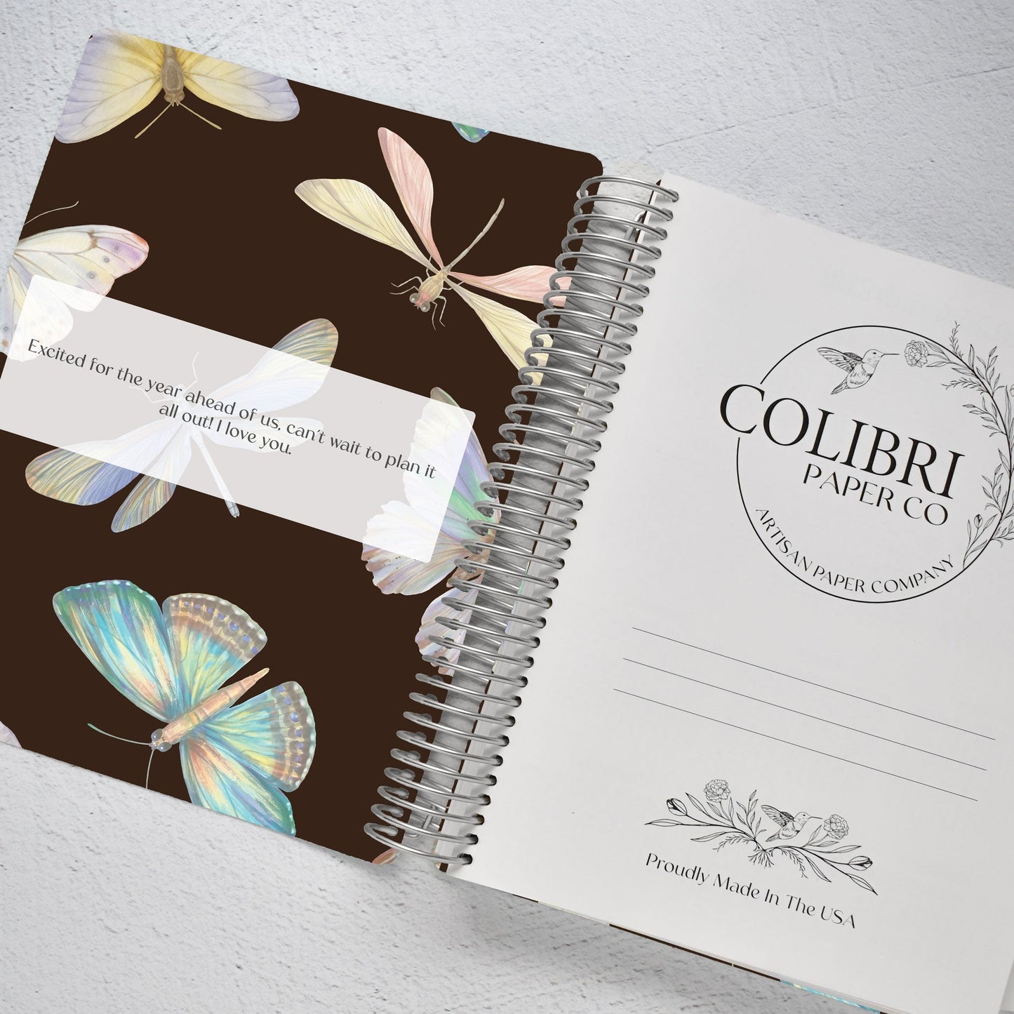 The Works Weekly Planner - Mariposa - Colibri Paper Co