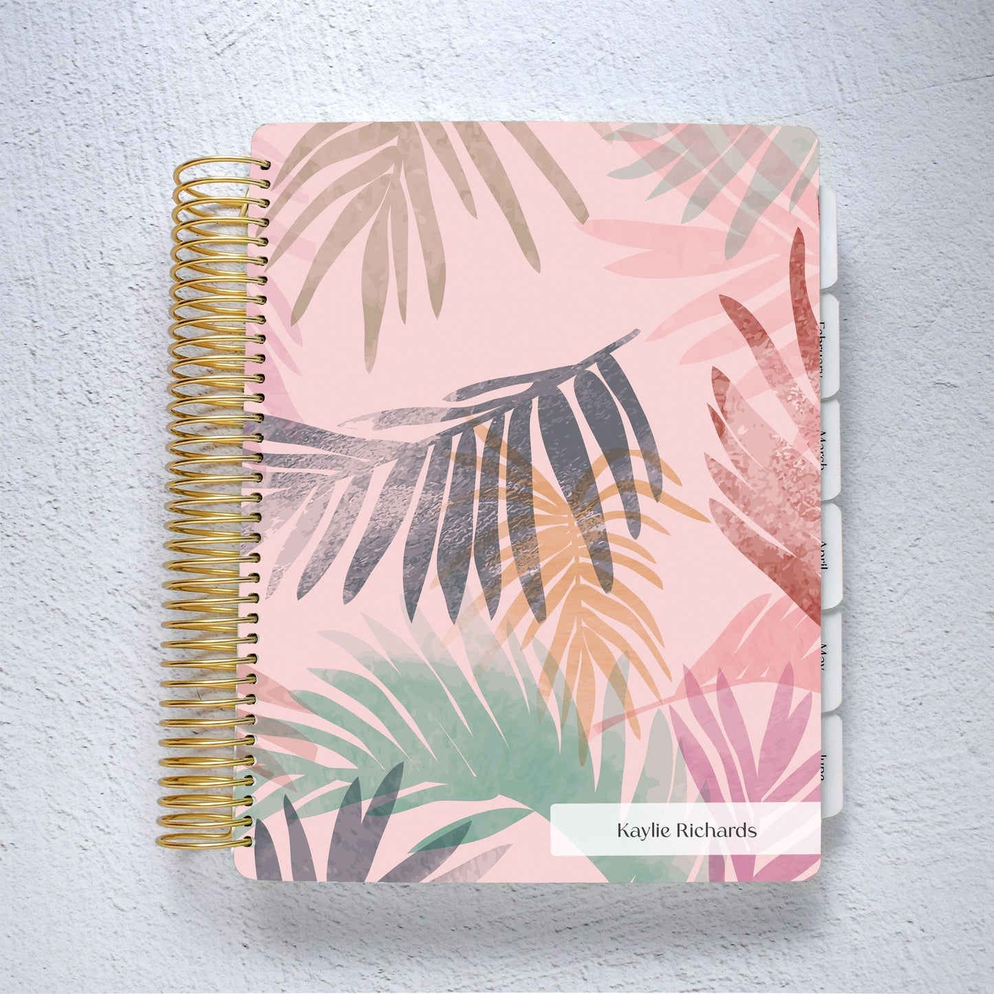 The Works Weekly Planner - Palms - Colibri Paper Co