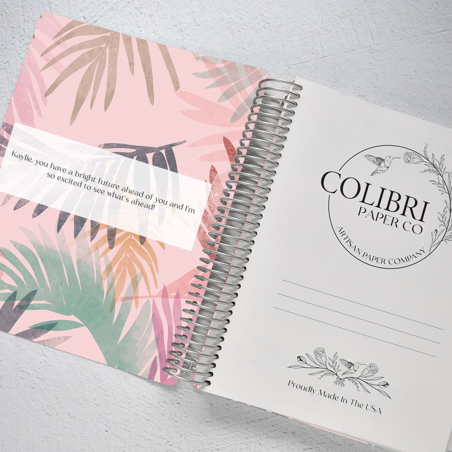 The Works Weekly Planner - Palms - Colibri Paper Co