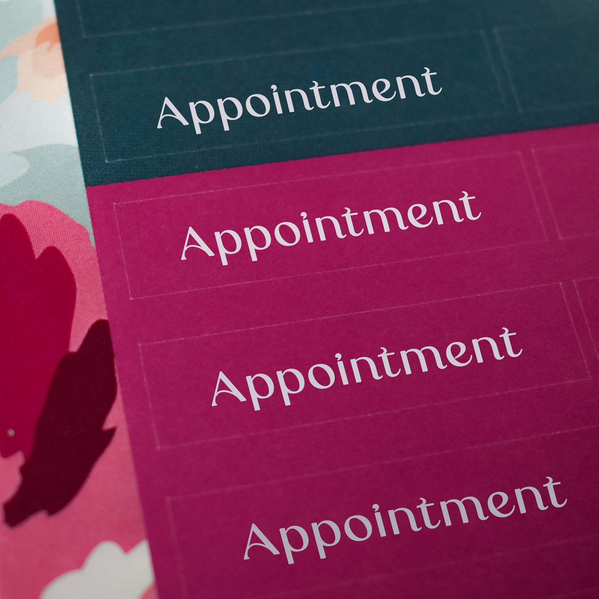 Appointment Sticker Sheets - "Appointment" (2 Sheets) - Colibri Paper Co