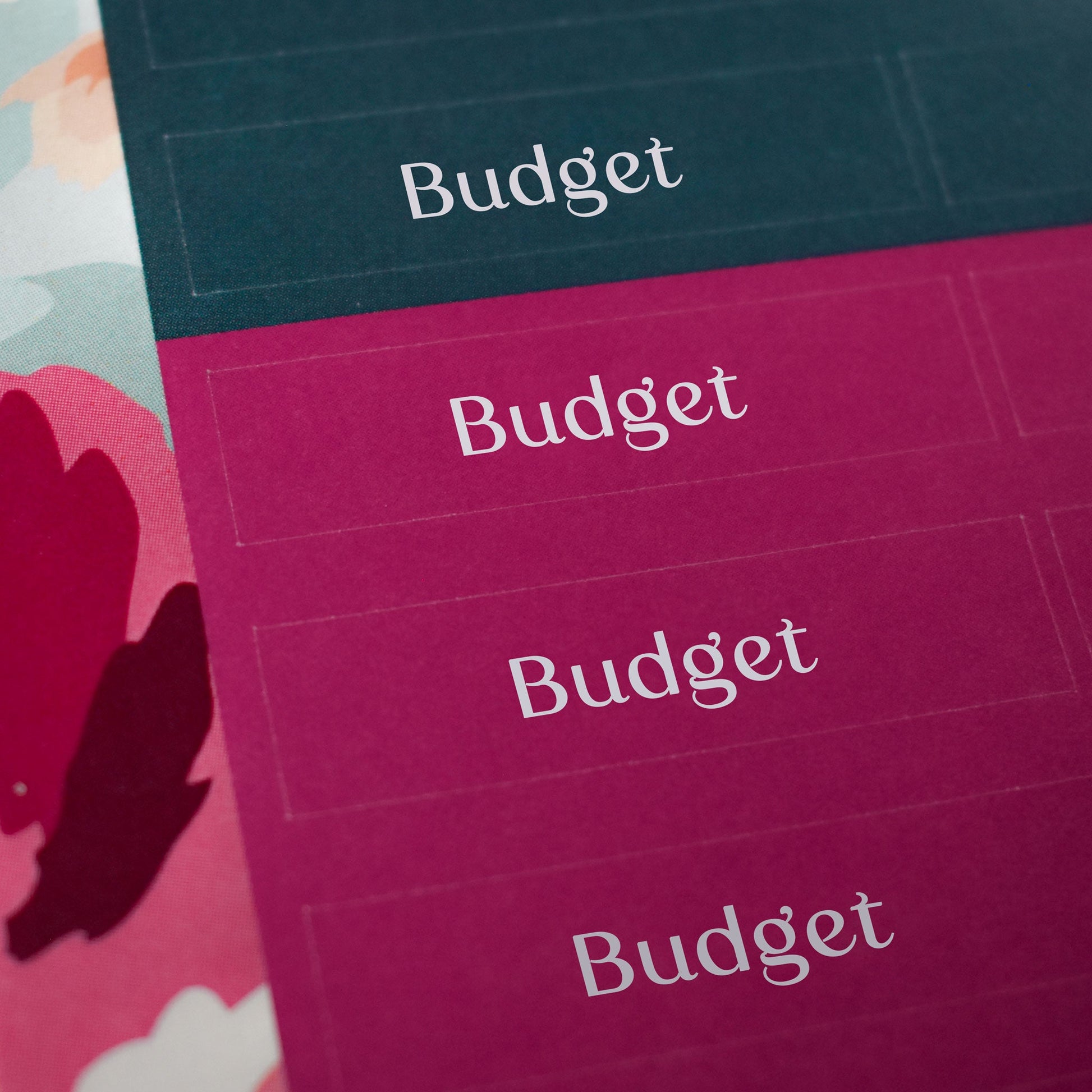 Budget Sticker Sheets - "Budget" (2 Sheets) - Colibri Paper Co