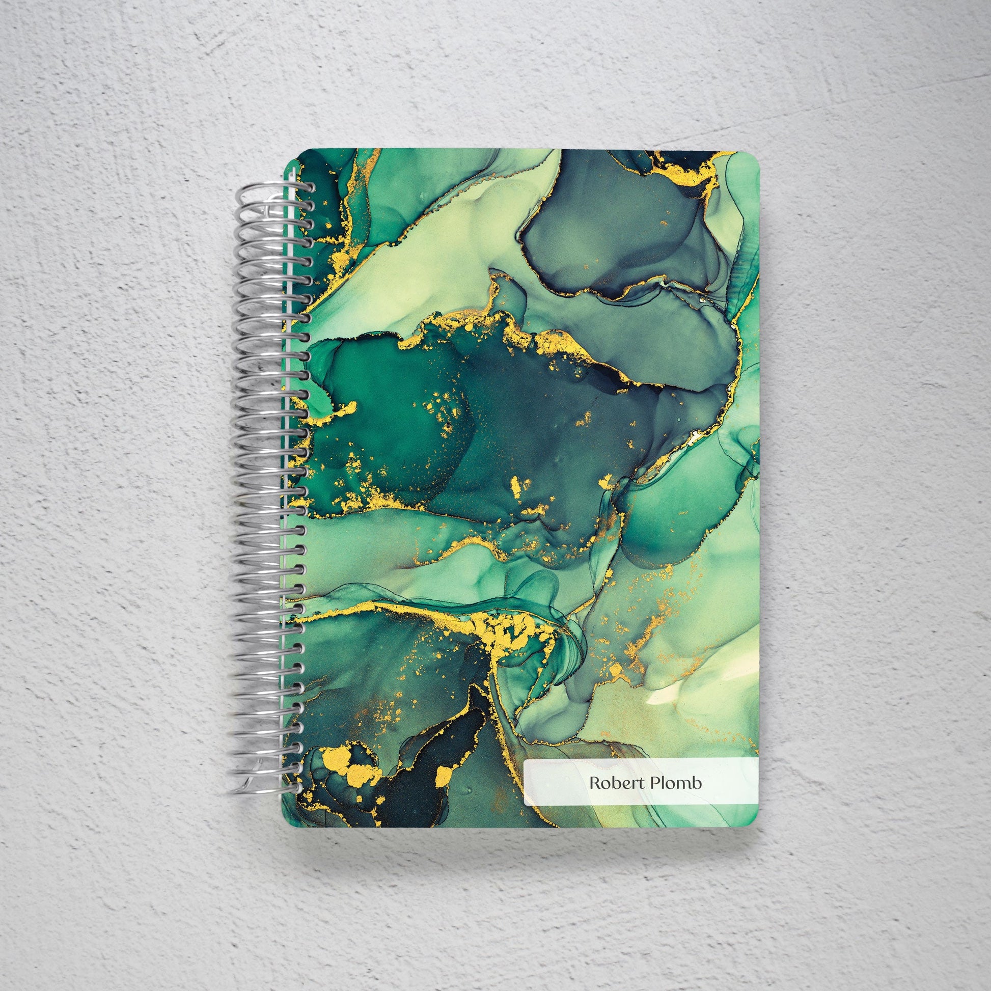 Personalized Notebook - Emerald - Colibri Paper Co