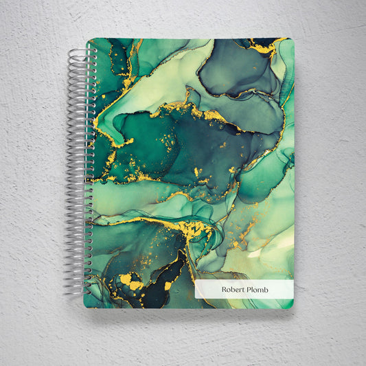 Personalized Notebook - Emerald - Colibri Paper Co